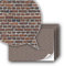 3 Sheets Self-Adhesive Decorative Film Wall Cladding for Model Making in Scale 1:87 Scale H0 (UK: 3.5 mm Scale) (Smoke Red Brick)