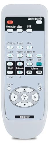 Control Remoto Mingfulai for proyector Universal Epson EMP-830 835 822 EMP-760 720C 730C EMP-1700 1705 6100 EMP-820 811 810