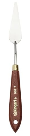KINGART Medium TROWEL PAINTING KNIFE for Scraping, Mixing and Painting with Oil and Acrylic Paints