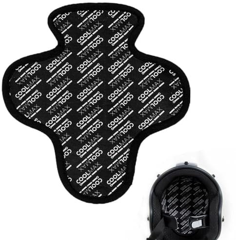 GVSS Casque Moto Rembourrage 20 x 23 cm, Casque Moto Doublure en Mousse Confortable et Respirante,Compatible avec la Plupart des Casques de Moto,Isolation Thermique et Protection Solaire