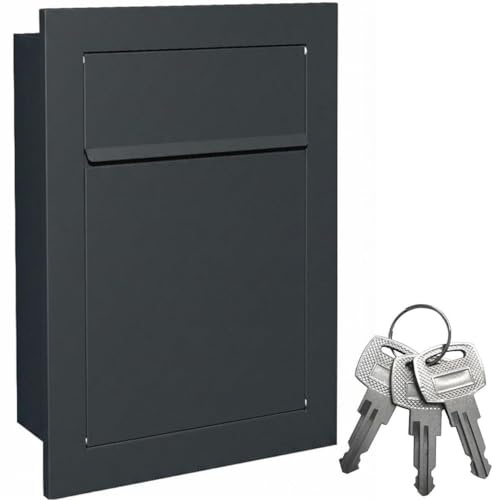 ALSTEN TECH Cassetta della posta da incasso RAL7016 Antracite