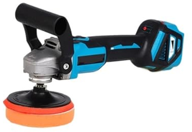 Car Polisher Brushless Angle Grinder 1600W Variable Speed Waxing Polishing Machine Lightweight and Easy to Use(Two Batteries)