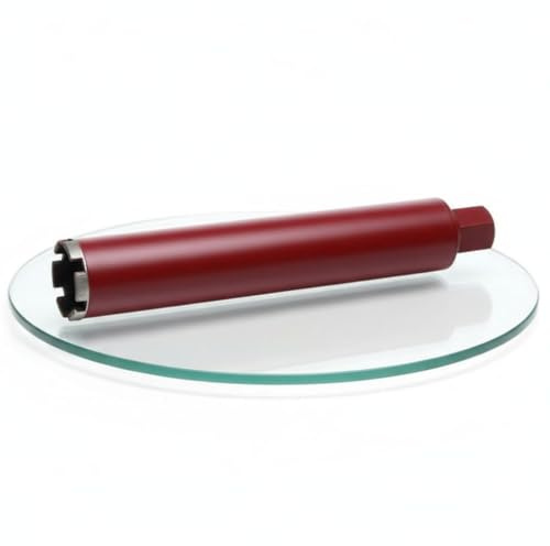 Mucola Diamantbohrkrone Kernbohrer für Beton Stahlbeton Ø 120 mm 400 mm Rot | Gelötete Diamantsegmente mit hoher Standzeit, für Wanddurchbruch, Kabel- und Lüftungsdurchführung, vibrationsarmes Arbeiten