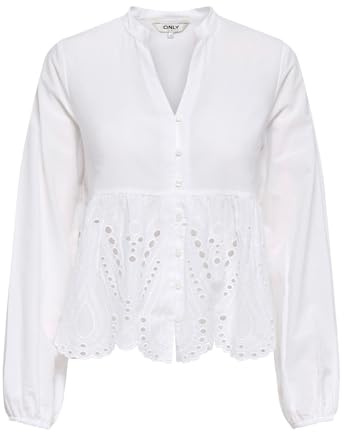 Onldewina Ls V-Neck Anglaise Shirt WVN