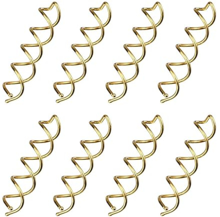 CIMAXIC 20pcs Spiral Hair Pins Hair Clips for Women Golden Mini Twist Bobby Pins Made of Imported Steel Wire Easy to Apply for Daily Life