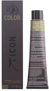 Icon Ecotech Natural Color 8.3 Light Golden Blonde Tinte - 60 ml