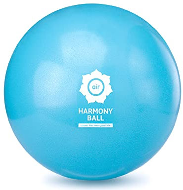 HARMONY BALL air Pilatesball & Gymnastikball ohne Phthalate | Verschiedene Größen | aquablau (Aquablau, 18 cm)
