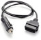 bbflyOBD G1 OBDII Stromversorgungskabel, Kabelleitung OBD II Fahrzeug ECU Notstromversorgung Kabel AUTO Speicher Sparen Sie alle 12V DC Stromquelle mit Zigarettenanzünder Stecker (3.3FT / 100CM)