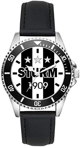KIESENBERG Sturm Geschenk Artikel Idee Puntigamer Fan Uhr L-20299