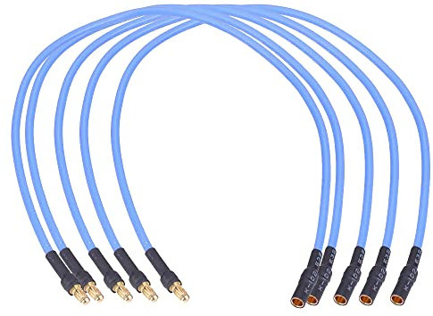Onpro Yiqigou 5 Stück 3.5 mm Bananen Männlich Weiblich Stecker Brushless Motor ESC Verlängerungskabel mit 16AWG Silikonkabel (40CM)