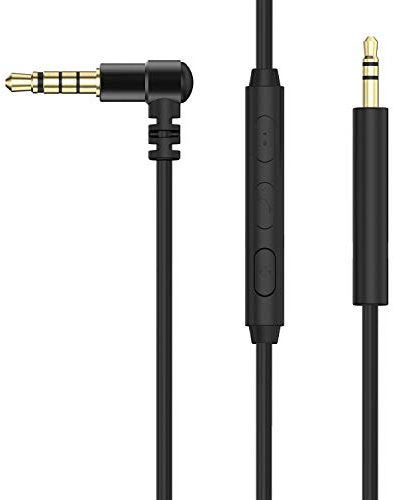 Cubilux Headphone Replacement Cable with Microphone Compatible with Bose QuietComfort Ultra, NC 700, QC45/35/C25, Sennheiser PXC 550/550II, JBL Tune 760NC/750BTNC/720BT Live 660NC/650BTNC More, 4 Feet