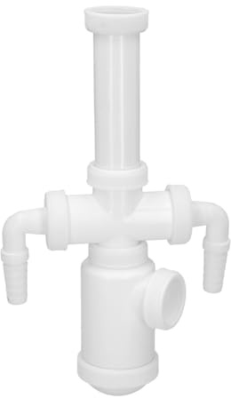 Abrisa 6511 Siphon-Flasche, ausziehbar, 2 Steckdosen, Weiß
