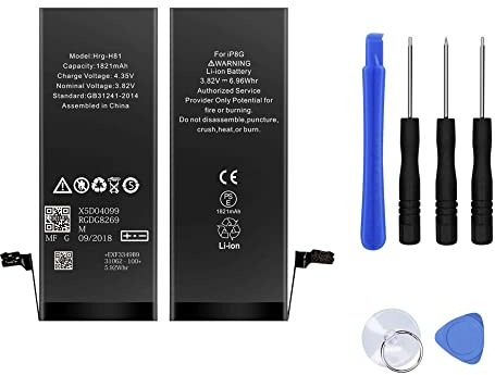 OuiSmart Batterie Interne Neuve DE Remplacement pour IPHONE 8 avec Outils