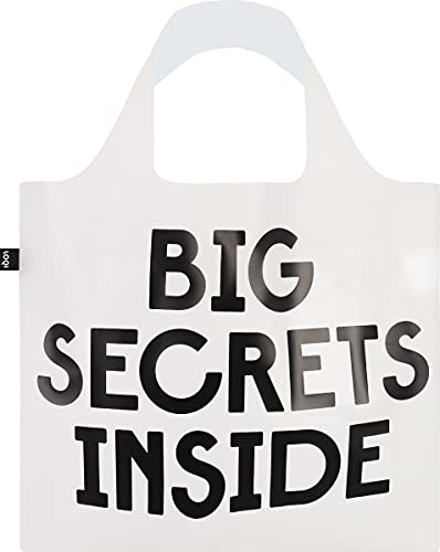 LOQI Snask Secret Bag Classic Transparent, Mehrfarbig, 50 x 42 cm, Strandtasche, Mehrfarbig, 50 x 42 cm, Strandtasche