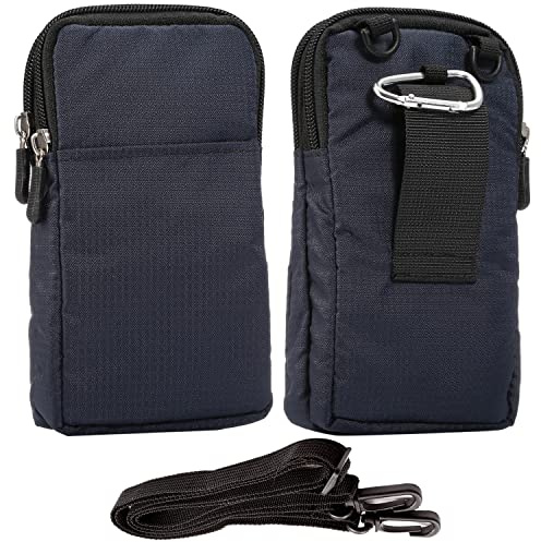 Handy Umhängetasche, Universal Mini Gürteltasche, 6.7 Zoll Doppelter Reißverschluss Handy Beutel Handytasche Hüfttasche Gürteltasche kompatibel mit iPhone X 8 Plus 7 Plus 6 6S Galaxy S20 Ultra S10+