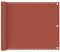 vidaXL Balkon Sichtschutz Bespannung Terrasse Windschutz Sonnenschutz Balkonbespannung Balkonverkleidung Balkonsichtschutz Terracotta-Rot 75x600cm HDPE
