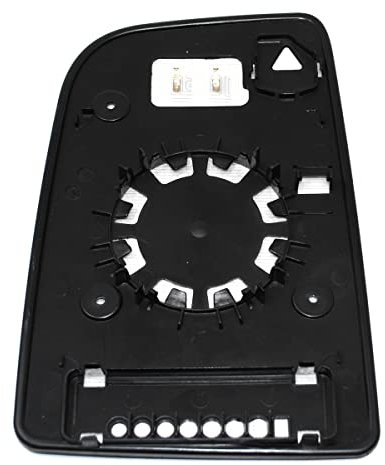 CRISTAL DE ESPEJO RETROVISOR DERECHO SUPERIOR TÉRMICO CON SOPORTE REDONDO