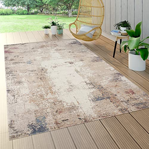 Paco Home In- & Outdoor Teppich Balkon Terrasse Küchenteppich Gartenteppich Modern, Grösse:240x330 cm, Farbe:Bunt 10