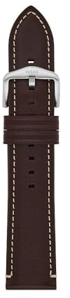 Fossil Uhrenband für Herren 22 mm LiteHide-Leder braun, S221496