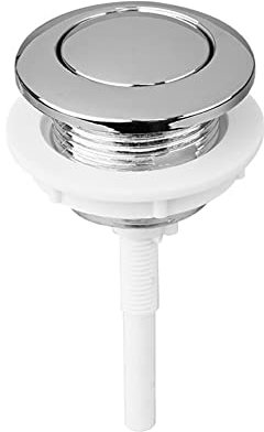 ZYNCUE Toiletten-Druckknopf, bündiger Ersatz, Badezimmer-WC-Druckknopf, einzelner Spülknopf, WC-Wassertank-Knopf für Badezimmer, WC, Wassertank, Reparatur - 1 Stück