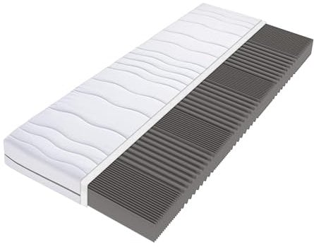 BeCo Komfortschaummatratze DreamFlex, 18 cm Komforthöhe für angenehm weichen Liegekomfort, Größe:80 x 200 cm, Härtegrad:H3 (80 kg - 120 kg)