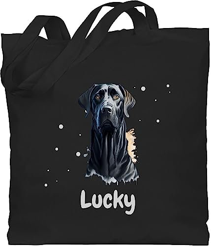 Baumwolltasche - Hunde - Labrador - Hundebesitzern Geschenk - Unisize - Schwarz - tasche hund hundebesitzer taschen personalisierte geschenke hundemotiv hundespruch hunden hundemotiven hundemotive