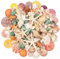 Fangoo 680g Sea Shells Mixed Beach Seashells 9 Kinds of 3-9 CM Natural Seashells and 2 Kinds of Starfish for Beach Theme Party DIY Crafts Vase Fillers Home Wedding Decorations FishTank Supplies