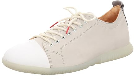 Think! Herren Hauki Chromfrei Gegerbte Nachhaltige Wechselfußbett Schnürhalbschuhe, Ice Kombi 2000, 43.5 EU