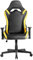 Mars Gaming MGC-Pro, Silla Gaming Profesional, Acabado Cuero PU, Reposabrazos 2D y Respaldo Reclinable 135°, Cojines Lumbar y Cervical Soft-Touch, Ruedas XL y Pistón Gas Clase 4, Amarillo