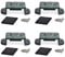 HYS Radio Holder in Car, Handheld Radio Mount Compatible for Motorola Baofeng Yaesu Midland, Any Walkie Talkie with Back Clip (4 Pack, Green)