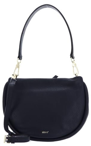 Abro Leather Dalia Hobo Bag Willow Navy