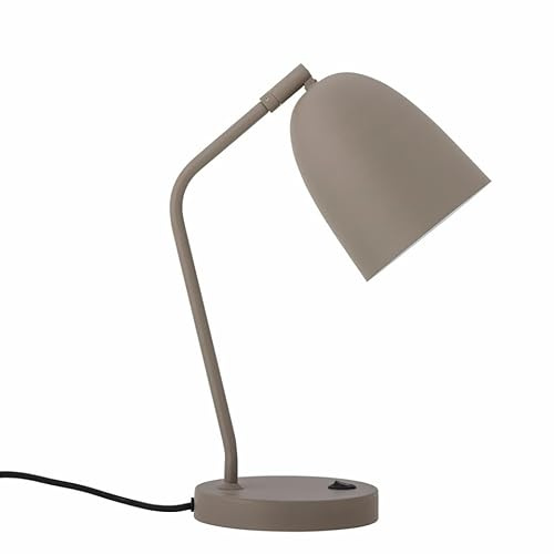 Lemar Tischlampe, Grau, Metall