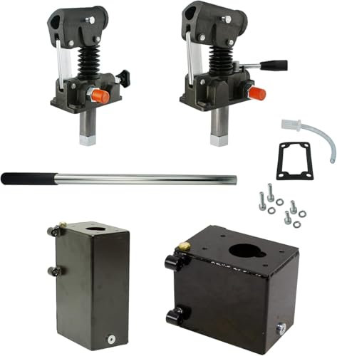 Bombas de mano hidráulicas de acción simple y de doble acción 12-25 – 45 cc, depósito de aceite de 3 – 5 litros (12 CC de acción simple (sin tanque))