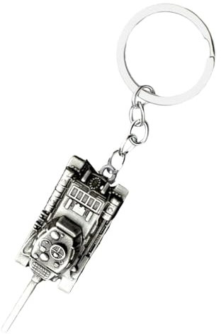 Metall-Schlüsselanhänger – Kreatives Geldbörsen-Ornament | Rucksack-Schlüsselanhänger, Schlüsselhalter, Taschenanhänger, Panzer-Modell-Anhänger, modischer cooler Schlüsselanhänger für Männer und