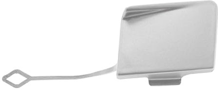 A ABSOPRO Copertura Gancio di Traino Posteriore Lato Passeggero Destro Copertura Gancio Traino Tappo Argento Ghiaccio Metallizzato Adatta per BMW Serie 5 F10 2014-2016 No.51127332777 1 pezzo