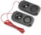 Naroote Mini Subwoofer, Mini Altavoz 8Ω 5W Portátil de Graves Pesados ​​cavidad de 40 Mm Altavoz Dual Magnético para Monitor de TV