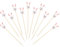 Catelves 100 Stück Hase Cocktailspieße Ostern Spieße Fingerfood,Holzspieße 14cm,Hase Zahnstocher Holz Cocktail Deko,Ostern Obstspieße Partyspieße Käsespieße,Ostern Deko Cocktail Sticks für Cupcake