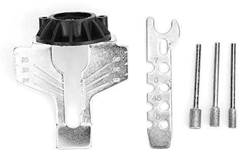 Miskall Chain Saw Grinding Polishing Tool Accessory for Chainsaw Sharpener High Speed Steel Sharpening Attachment Labor-Saving Works