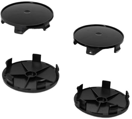 Aiyraa 4 Stück Nabendeckel 68mm, Radnabenabdeckung Kompatibel mit BMW Nabendeckel, Felgenkappen Radnabendeckel, Felgenkappen Ersetzen, Kompatibel mit OD 68mm (Schwarz)