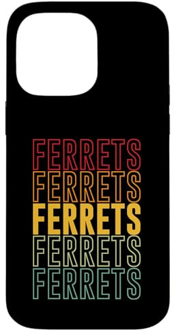 iPhone 14 Pro Max Ferrets Rainbow Case