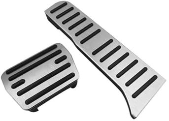 Bremse Fußplatten Für VW Für Scirocco Für Tiguan 2007-2015 2016 Für Passat B6 B7 CC R Linie Für Seat Leon 1P 1M Auto Kraftstoff Bremspedale Abdeckung Zubehör Auto Pedale(at 2pcs)