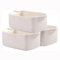 HGZBS Cotton Rope Storage Baskets for Shelves, Decorative Woven Baskets for Closet Storage, Laundry Basket for Toy Towel Storage, Empty Gift Basket for Bathroom Organizer (White, 3 Pack)