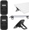 2 Pcs Mini Keyboard Riser, Dual Adjustable Keyboards Feet Portable Foldable Laptop Raiser Keyboards Stand Self-Adhesive Keyboardes Lift Keyboard Holder Desk Accessories for Most Keyboardes (Black)