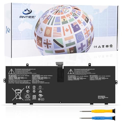 ANTIEE 39.7Wh 916TA135H DYNZ02 Laptop Battery Compatible with Microsoft Surface Laptop Go Model 1943 12.4-Inch Series AHA42227027 AHA42227028 7.58V 5235mAh