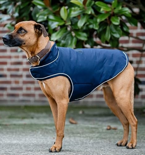 Horseware Signature Hunde Regenmantel wasserdicht 100g Füllung Navy, Größe:XXL