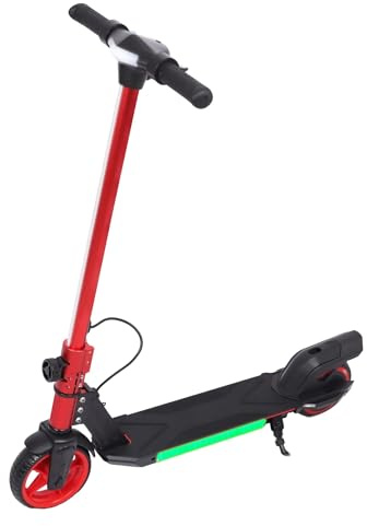 Hover-Pro Electric Scooter Kids Foldable Mobility Scooters E Bike With RGB LED Lights For Ages 6-12 Boys Girls | 6-10 KM Range Dual Braking System 150W Motor Gift for Children