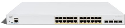 Cisco Catalyst C1300X-24P-4X Smart Switch, 24 Port GE, PoE, 4x10G SFP+, Limited Life Protection (C1300X-24P-4X)