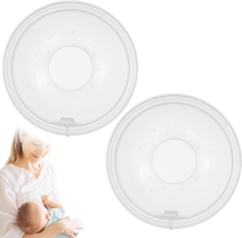 CATZUM Coquille d'Allaitement Silicone Anti-Fuite, 2 Pièces 20ml – Discrète & Confortable pour Recueillir le Lait Maternel Précieux, Protection Mamelon Réutilisable Mères Allaitantes.
