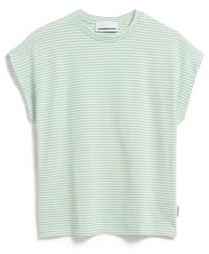 ARMEDANGELS Damen T-Shirt aus Bio-Baumwolle SLUB Jersey Stripe Loose Fit