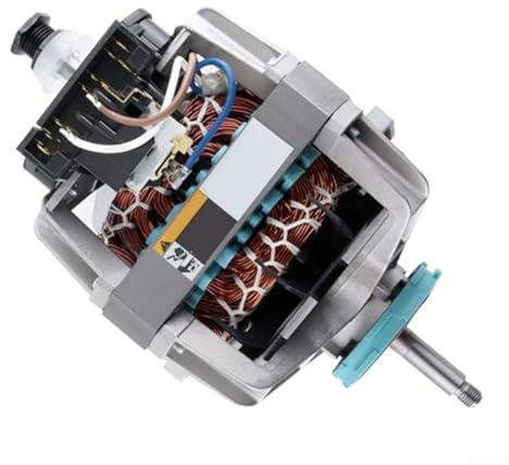WP279787 Dryer Motor Assembly for W10396029 279827, 120V Tumble Dryer Drive Unit with Pulley, Laundry Appliance Repair Part, Home Washing Machine For Spare